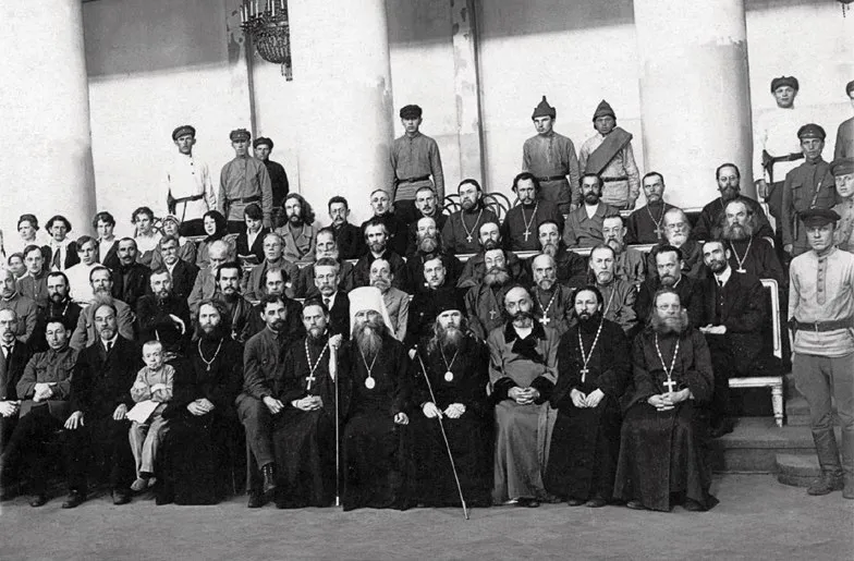 Подсудимые на Петроградском процессе, 5 июля 1922 года