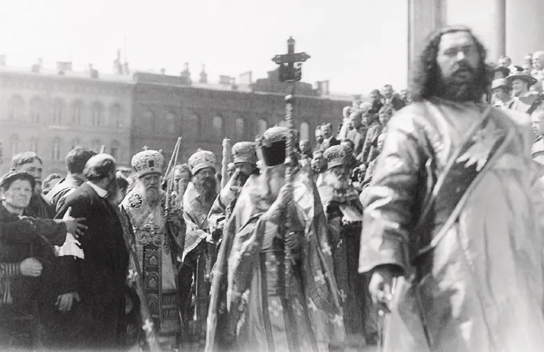 Патриарх Тихон в Петрограде 1918 г. Крестный ход